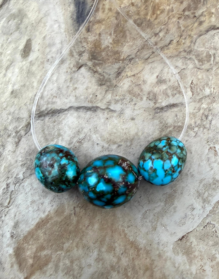 AAA+ Polychrome Spiderweb Kingman Turquoise (Arizona)