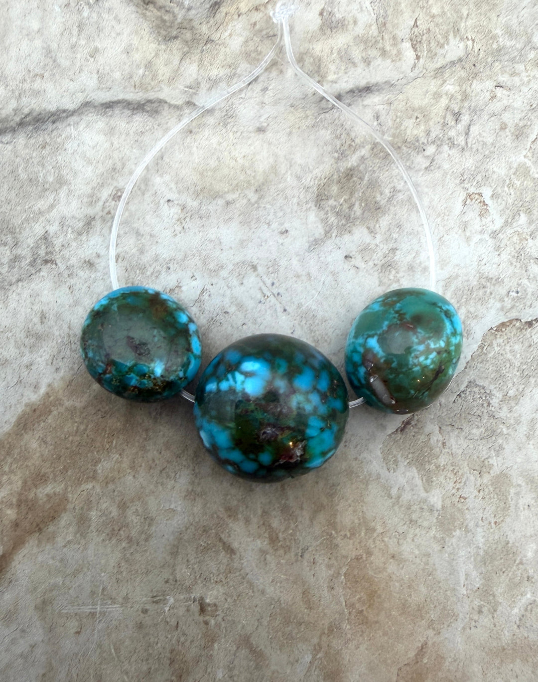 AAA+ Polychrome Spiderweb Kingman Turquoise (Arizona)