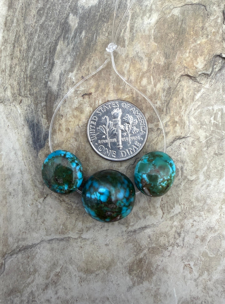 AAA+ Polychrome Spiderweb Kingman Turquoise (Arizona)