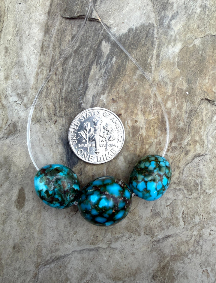 AAA+ Polychrome Spiderweb Kingman Turquoise (Arizona)