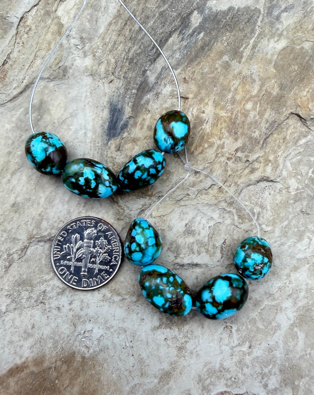 AAA+ Polychrome Spiderweb Kingman Turquoise (Arizona)