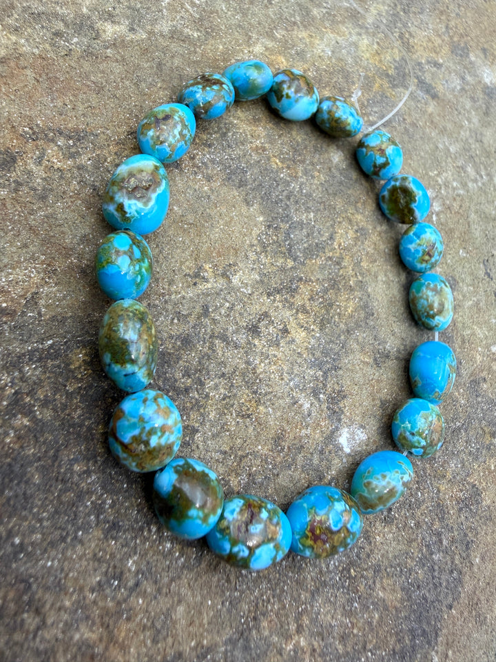 AAA+ Polychrome Spiderweb Kingman Turquoise (Arizona)