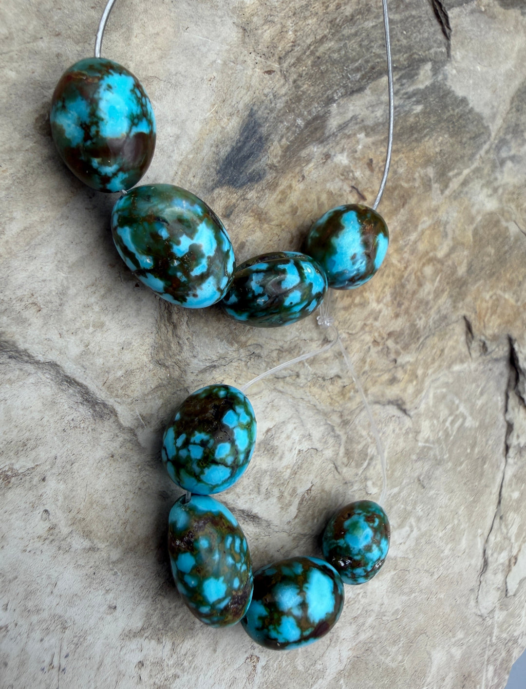 AAA+ Polychrome Spiderweb Kingman Turquoise (Arizona)