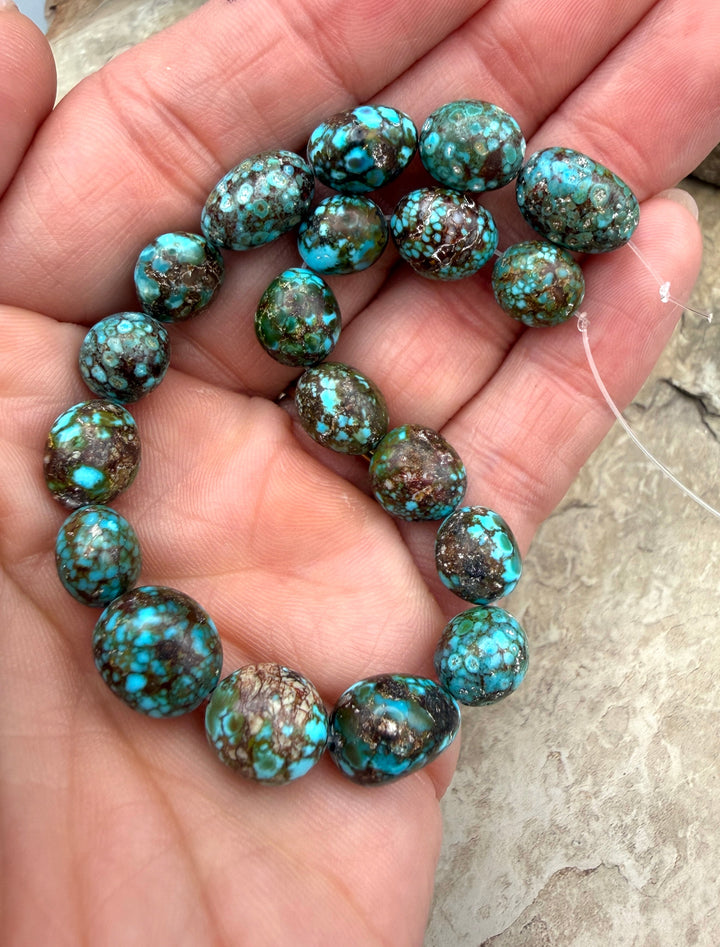 AAA+ Polychrome Spiderweb Kingman Turquoise (Arizona)