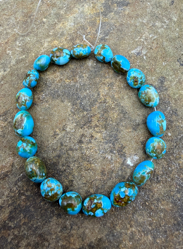 AAA+ Polychrome Spiderweb Kingman Turquoise (Arizona)