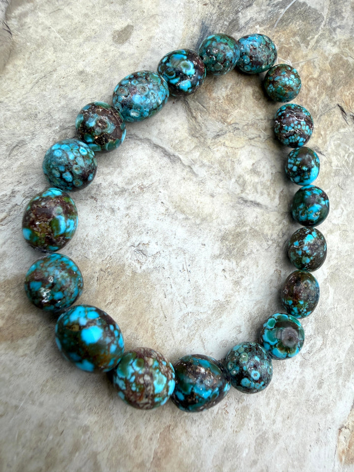 AAA+ Polychrome Spiderweb Kingman Turquoise (Arizona)