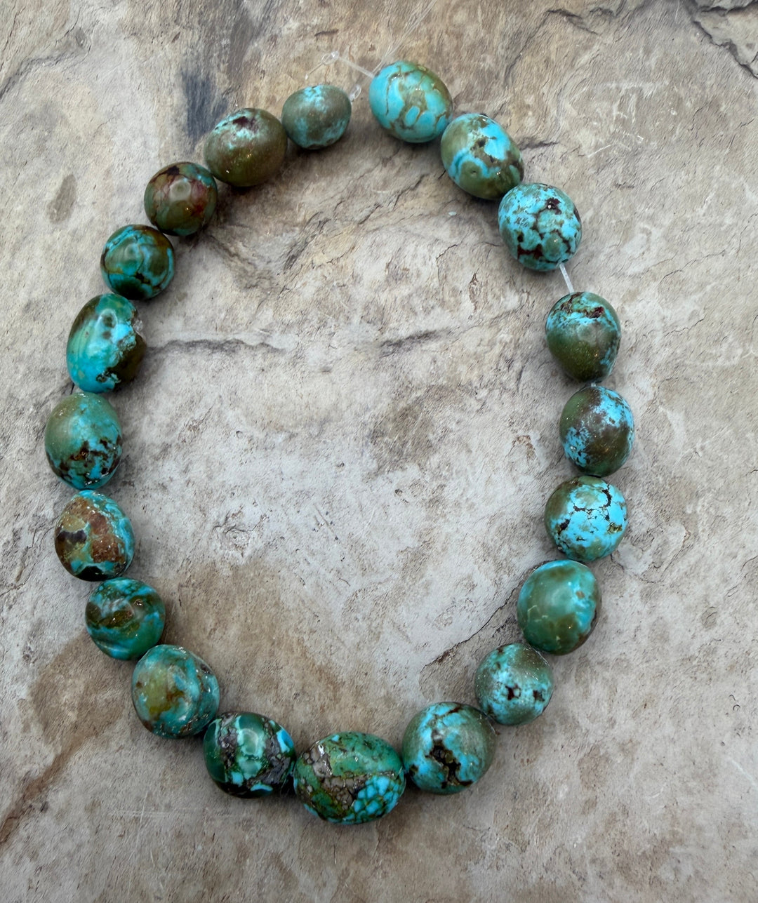 AAA+ Polychrome Spiderweb Kingman Turquoise (Arizona)