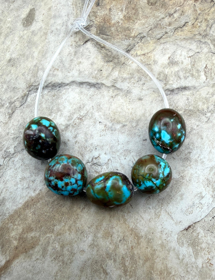AAA+ Polychrome Spiderweb Kingman Turquoise (Arizona)