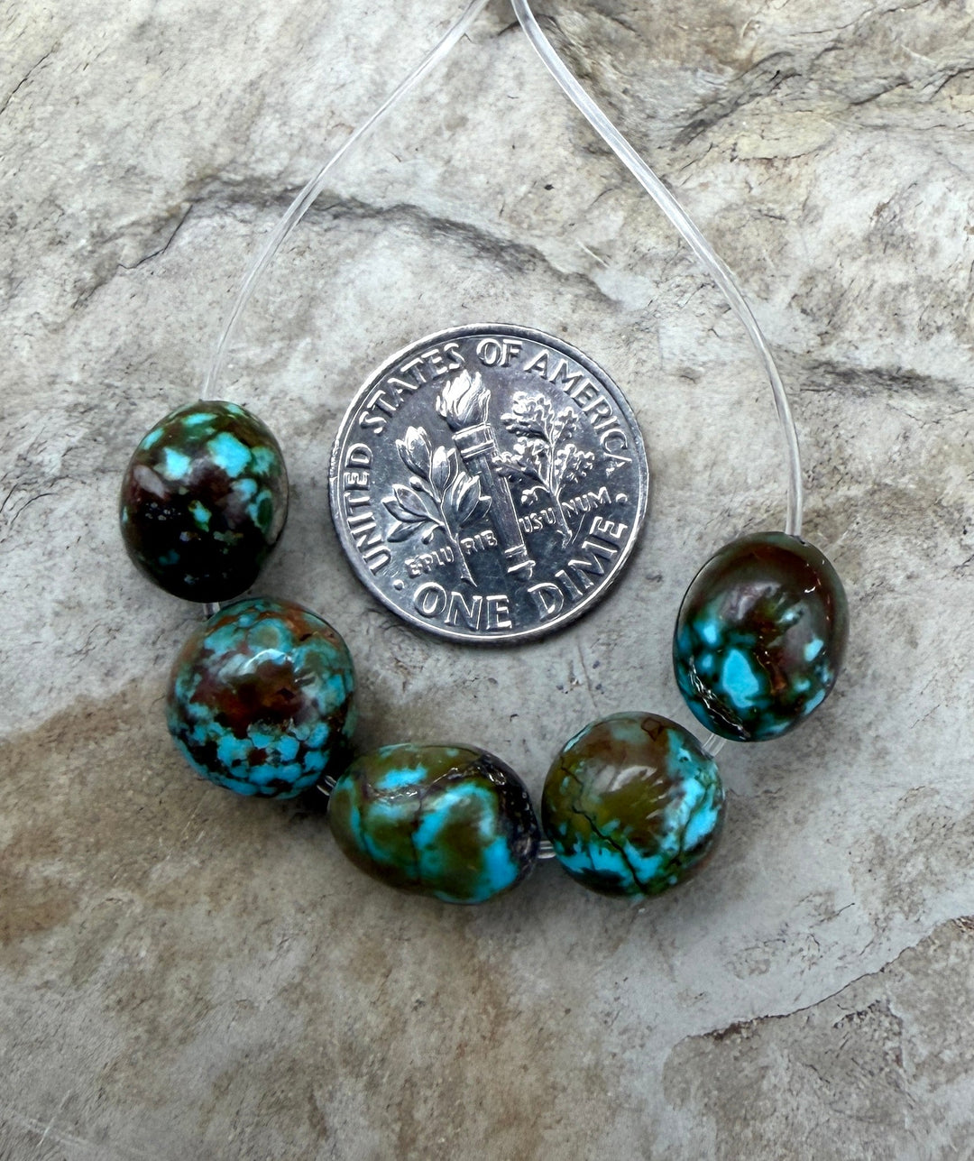 AAA+ Polychrome Spiderweb Kingman Turquoise (Arizona)