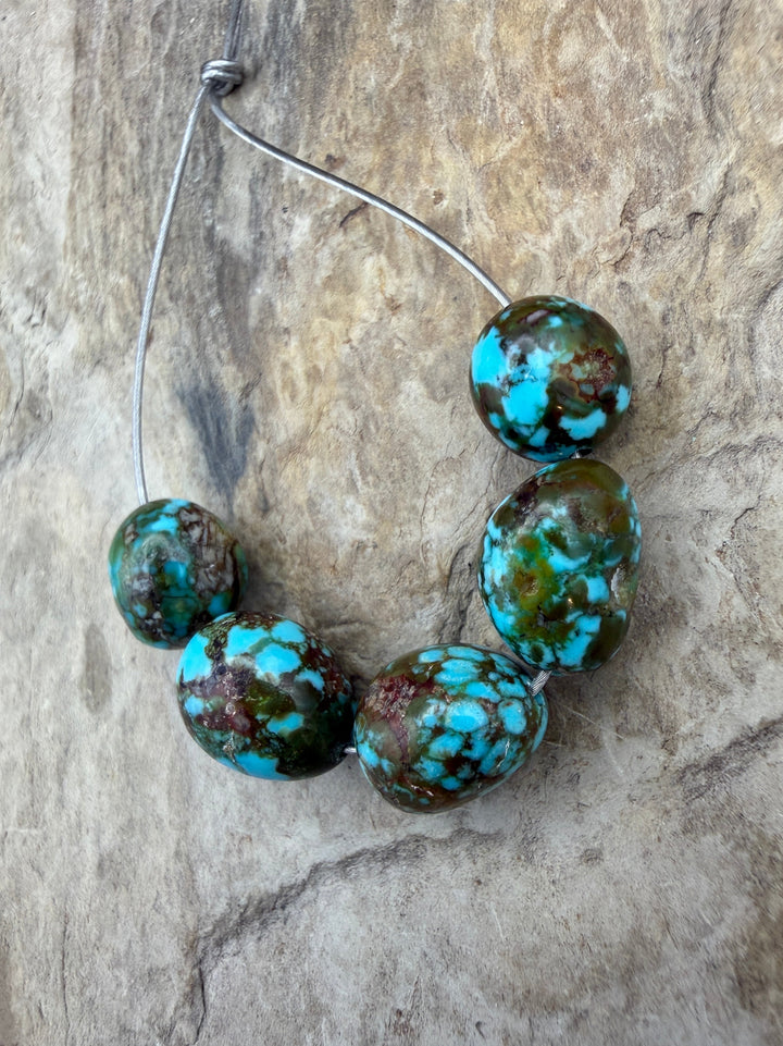 AAA+ Polychrome Spiderweb Kingman Turquoise (Arizona)