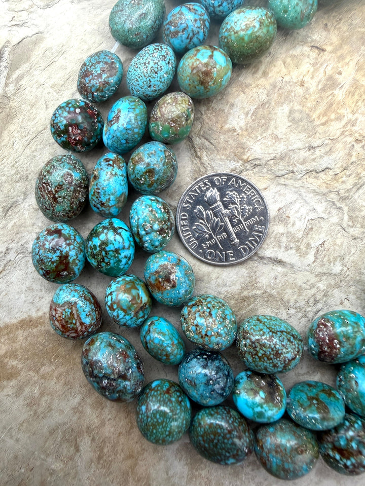 AAA+ Polychrome Spiderweb Kingman Turquoise (Arizona)