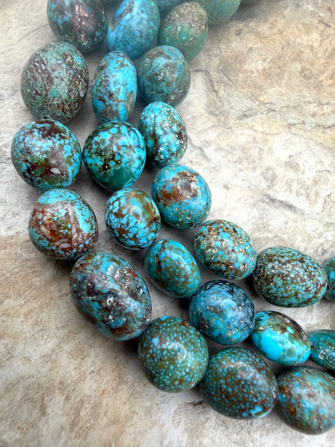 AAA+ Polychrome Spiderweb Kingman Turquoise (Arizona)
