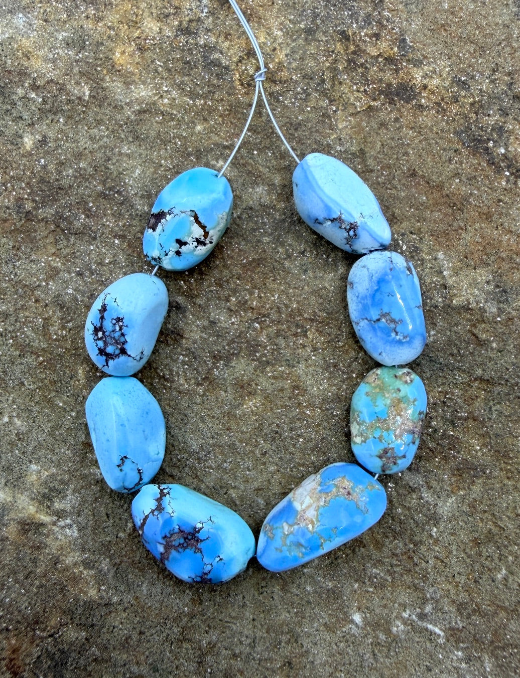 AAA+ RARE Golden Hills Turquoise (Kazakhstan) Large Long