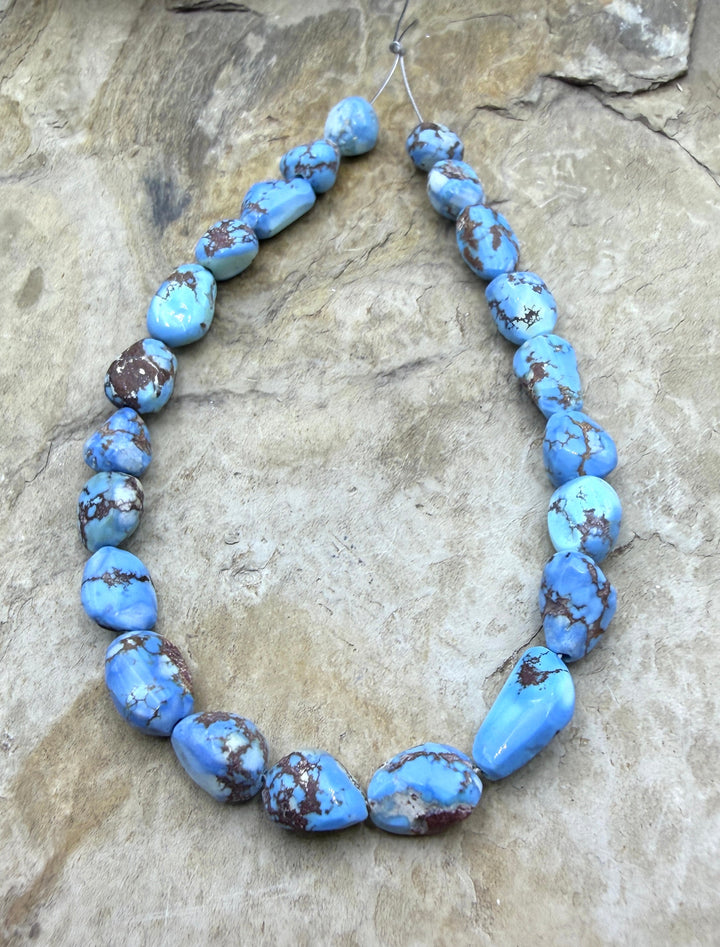 AAA+ RARE Golden Hills Turquoise (Kazakhstan) Large Rounded