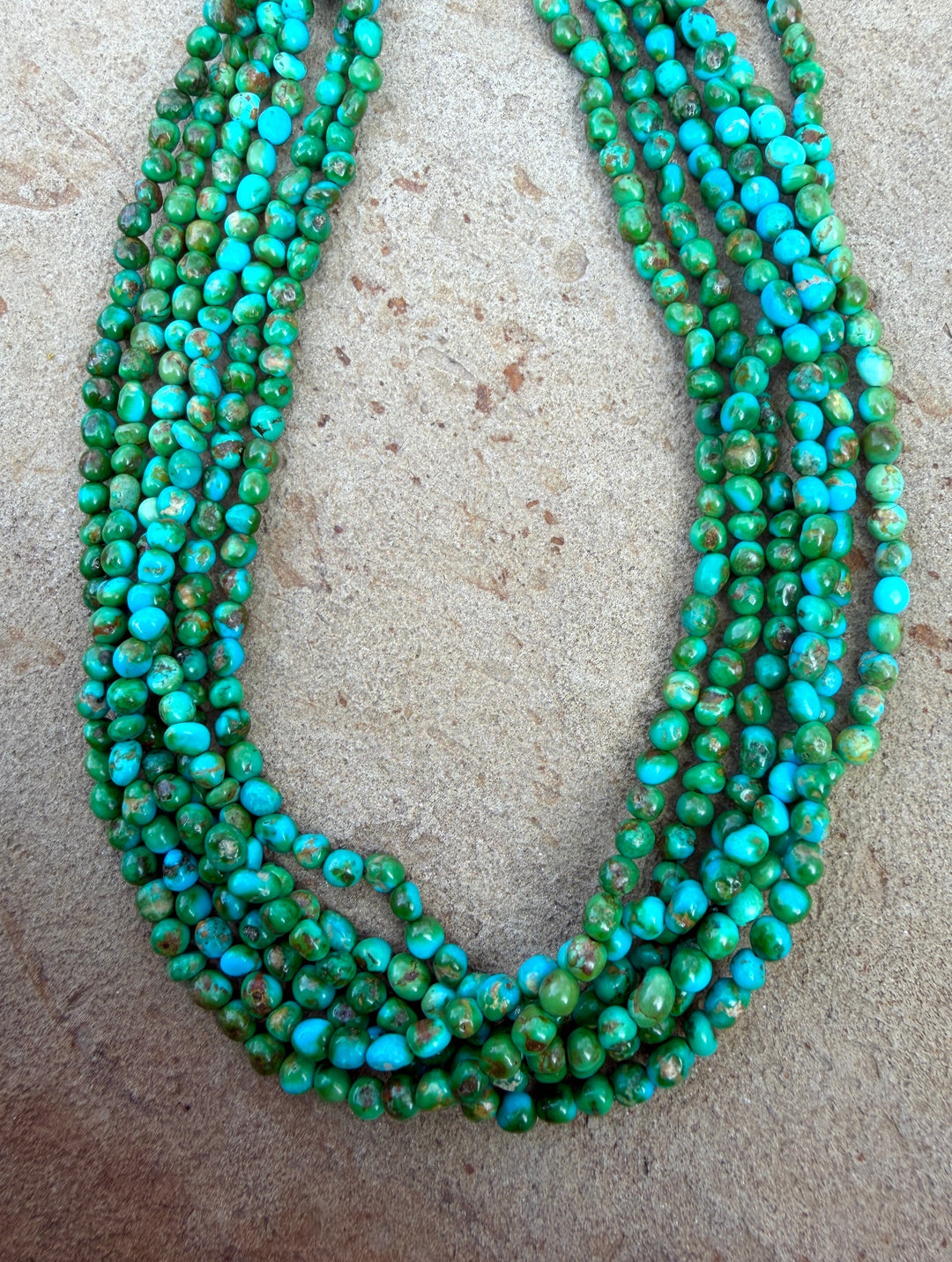 AAA+ RARE Sonoran Gold Turquoise (Mex) 4-5mm Rounded Nugget