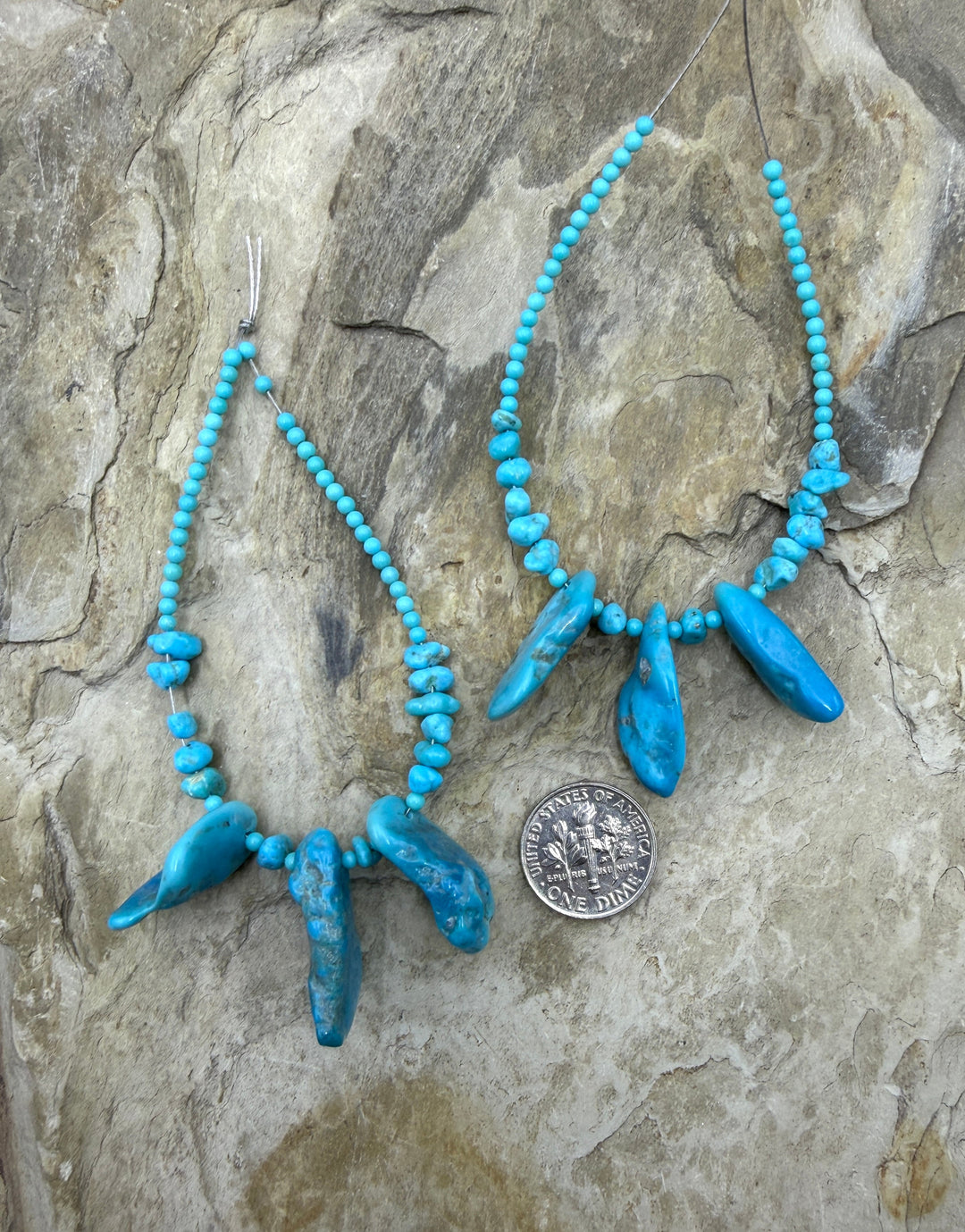 AAA+ Sleeping Beauty Turquoise (AZ) Designer Focal Strand