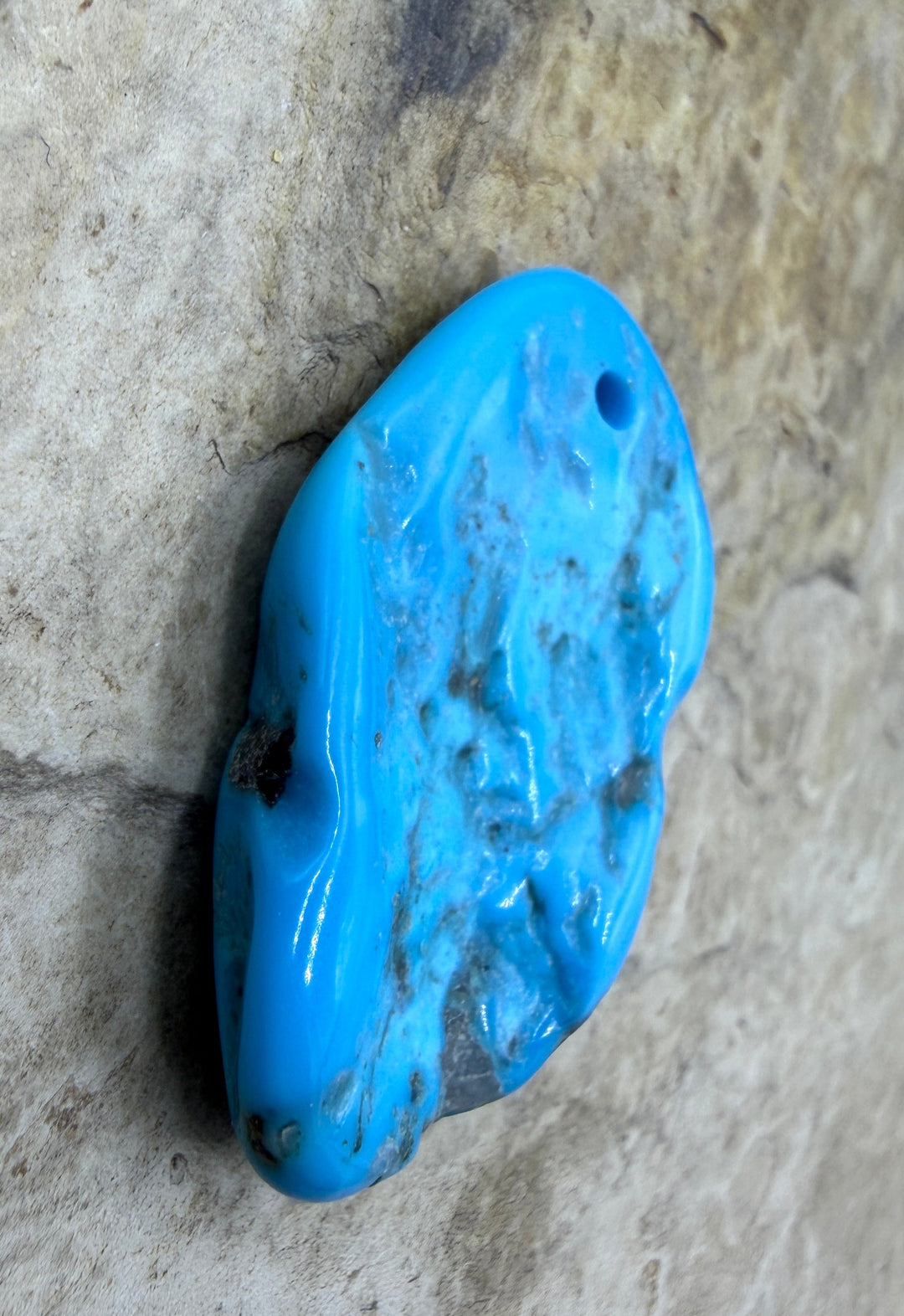 AAA+ Sleeping Beauty Turquoise (AZ) Focal Pendant Beads