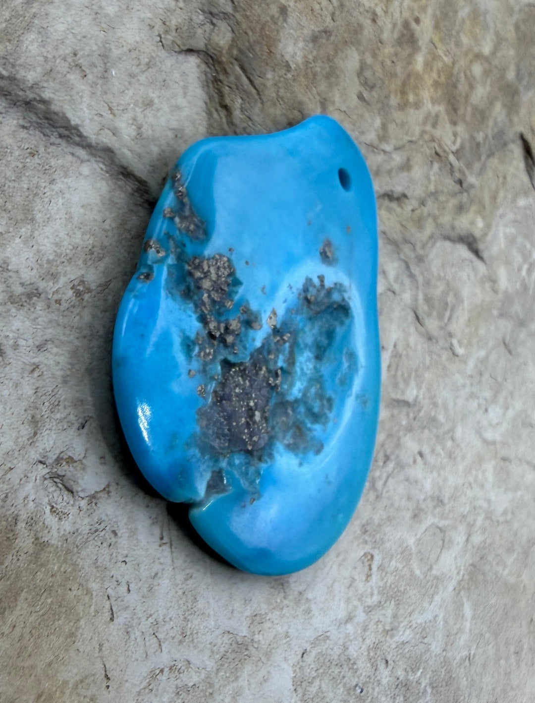 AAA+ Sleeping Beauty Turquoise (AZ) Focal Pendant Beads