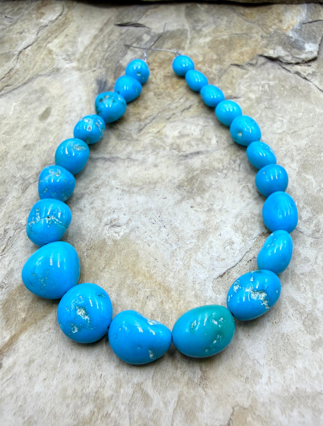 AAA+ Sleeping Beauty Turquoise (AZ) Graduated Smooth
