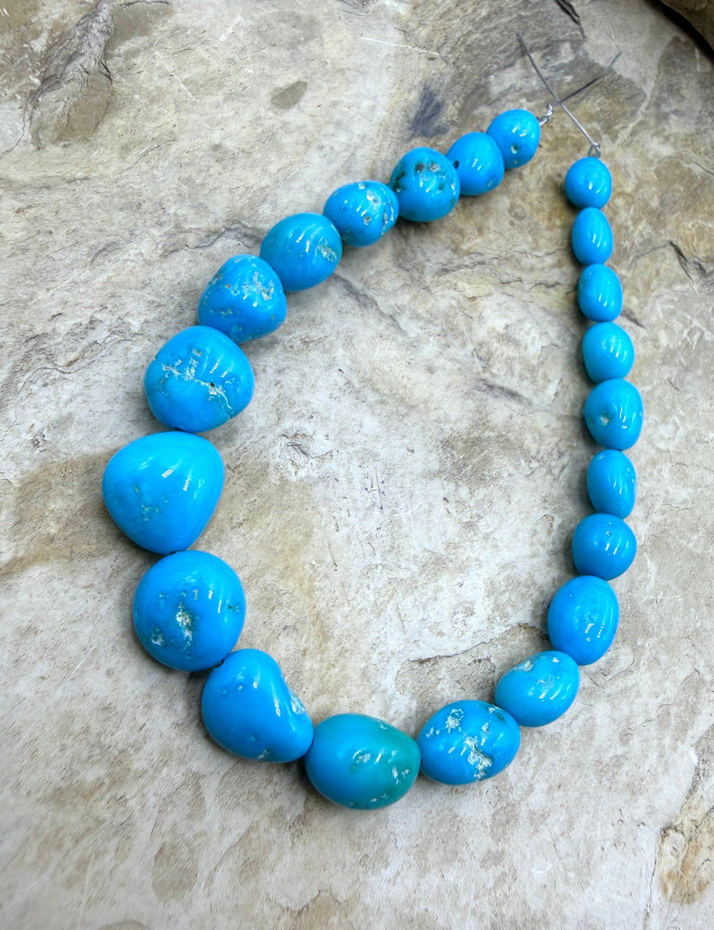 AAA+ Sleeping Beauty Turquoise (AZ) Graduated Smooth