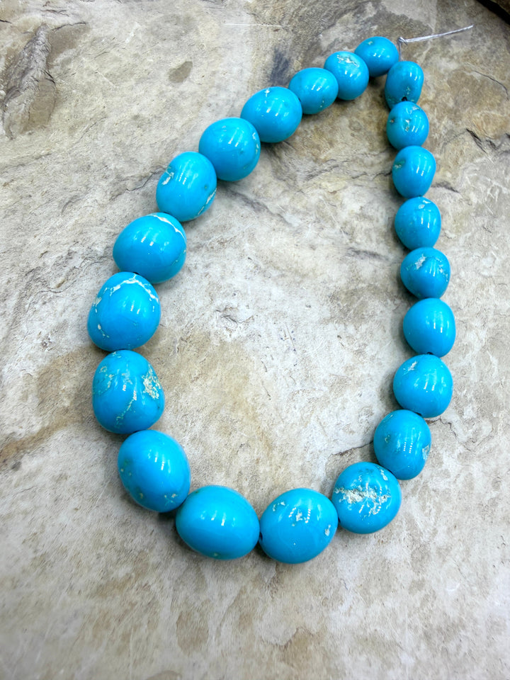 AAA+ Sleeping Beauty Turquoise (AZ) Smooth Rounded Nugget