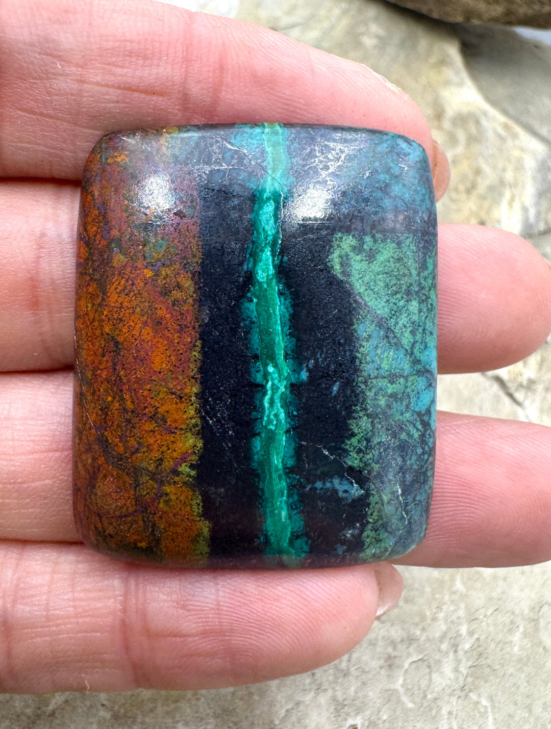 AAA+ Sonora Sunrise (Mexico) Cabochon 33x39mm - Sonora