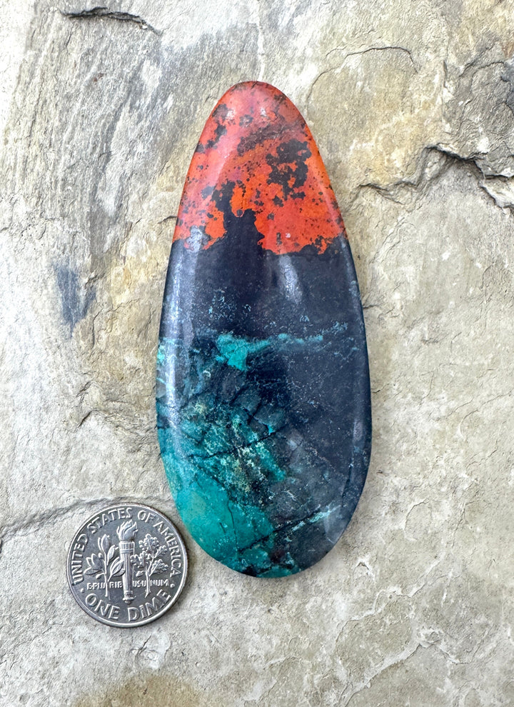AAA + Sonora Sunrise (Mexico) HUGE Cabochon 31x72mm