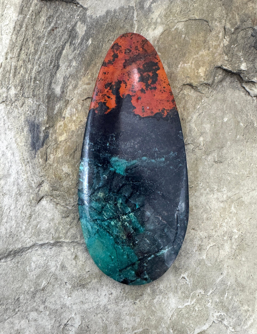 AAA + Sonora Sunrise (Mexico) HUGE Cabochon 31x72mm