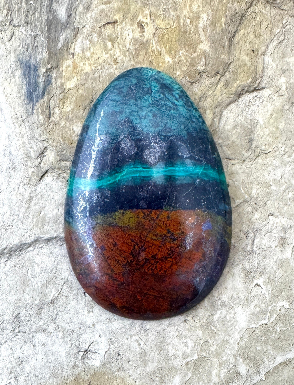 AAA + Sonora Sunrise (Mexico) HUGE Cabochon 32x48mm