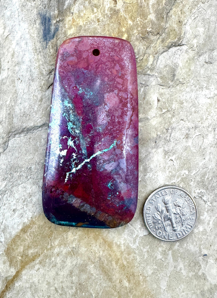 AAA + Sonora Sunrise (Mexico) HUGE Focal Pendant 30x60mm