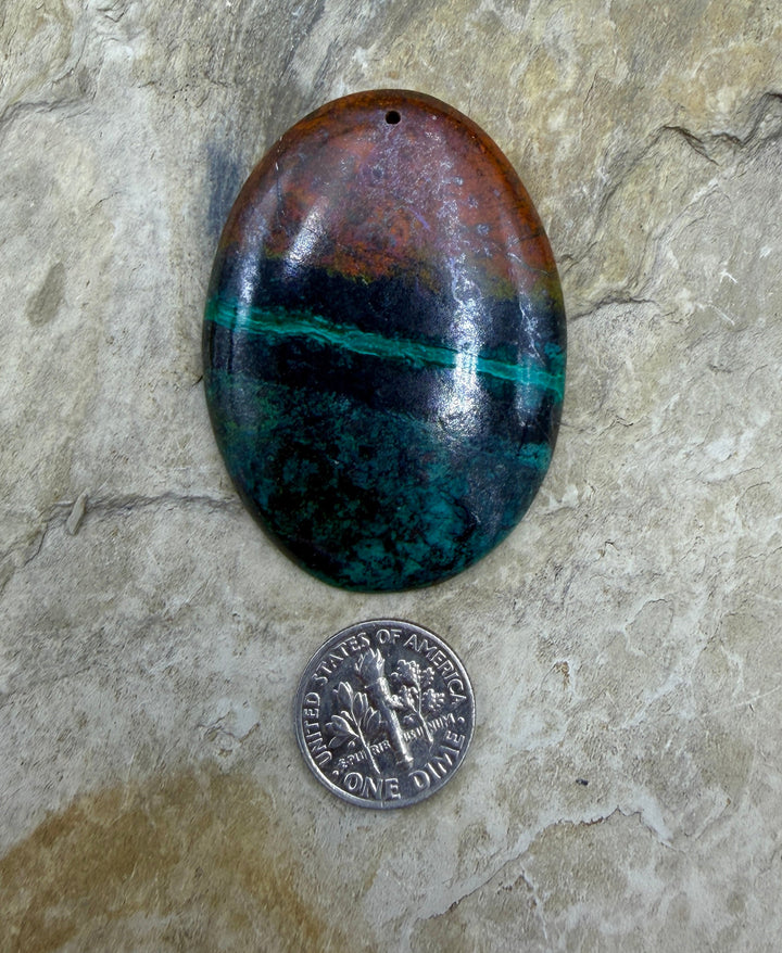 AAA+ Sonora Sunrise (Mexico) HUGE Focal Pendant 36x50mm