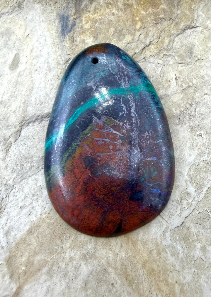 AAA+ Sonora Sunrise (Mexico) HUGE Focal Pendant 37x58mm