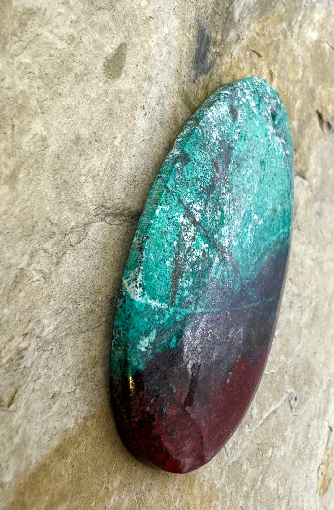 AAA + Sonora Sunrise (Mexico) HUGE Focal Pendant 40x70mm