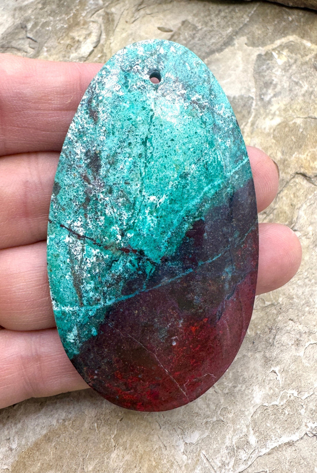 AAA + Sonora Sunrise (Mexico) HUGE Focal Pendant 40x70mm