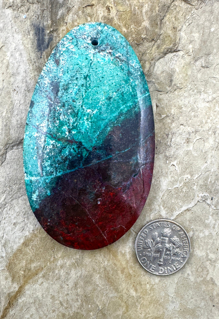 AAA + Sonora Sunrise (Mexico) HUGE Focal Pendant 40x70mm