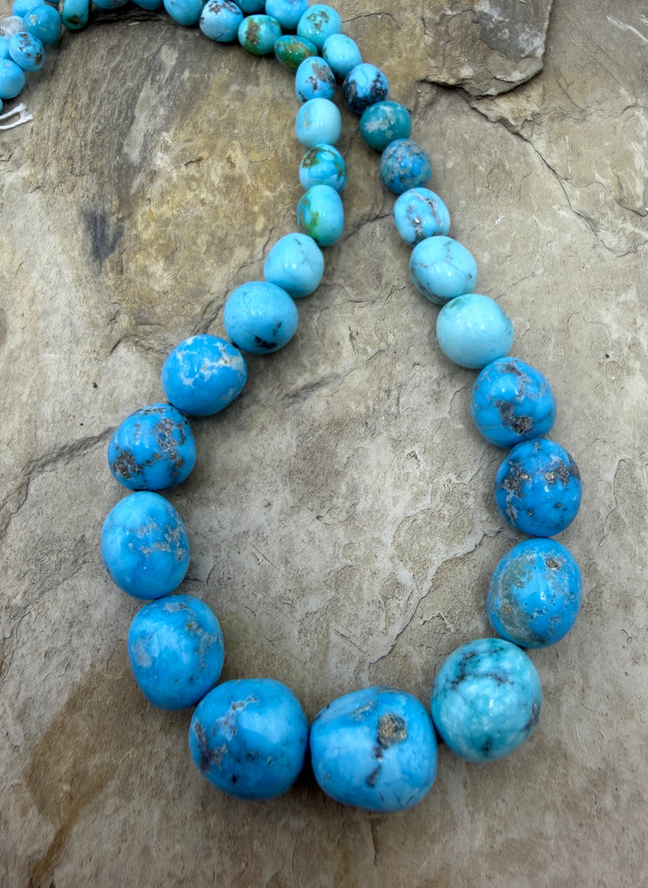 Amazing Sonora Turquoise Mine Mix (Mexico) with Pyrite