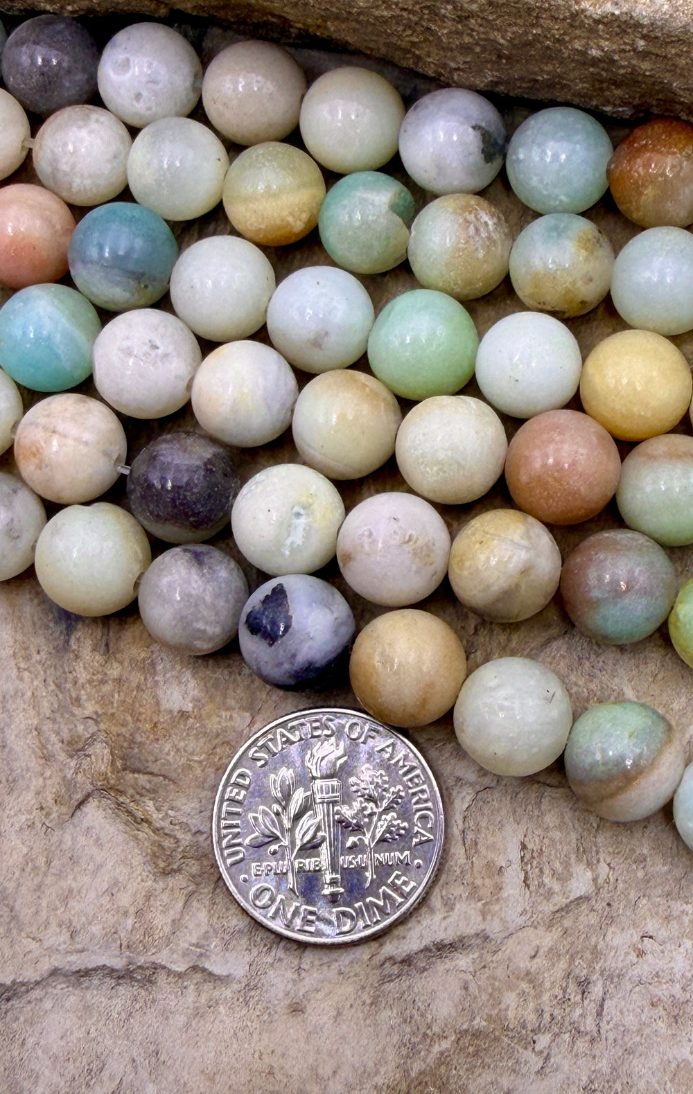 Amazonite 8mm Round Beads ONE 15.5 Inch Strands - Amazonite