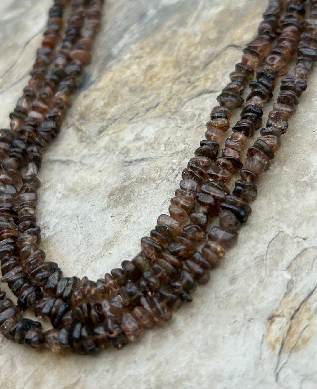 Andalusite Nugget Beads 7-9 mm One 18 inch strand