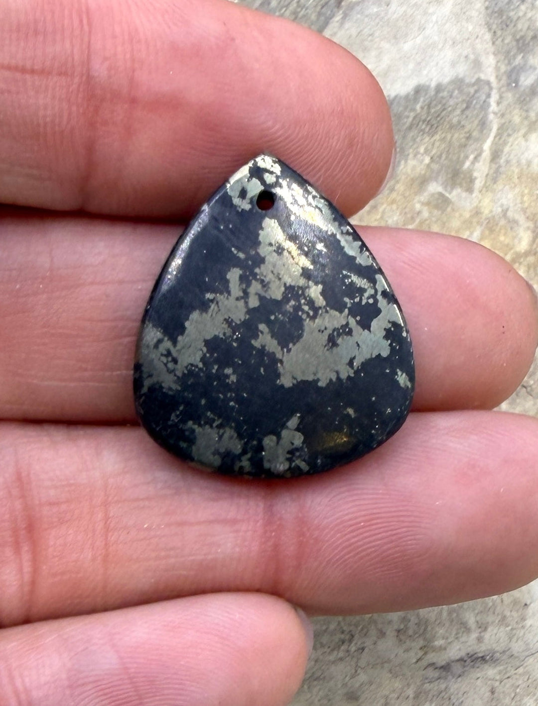 Apache Gold Focal Bead Pendant 20x23mm