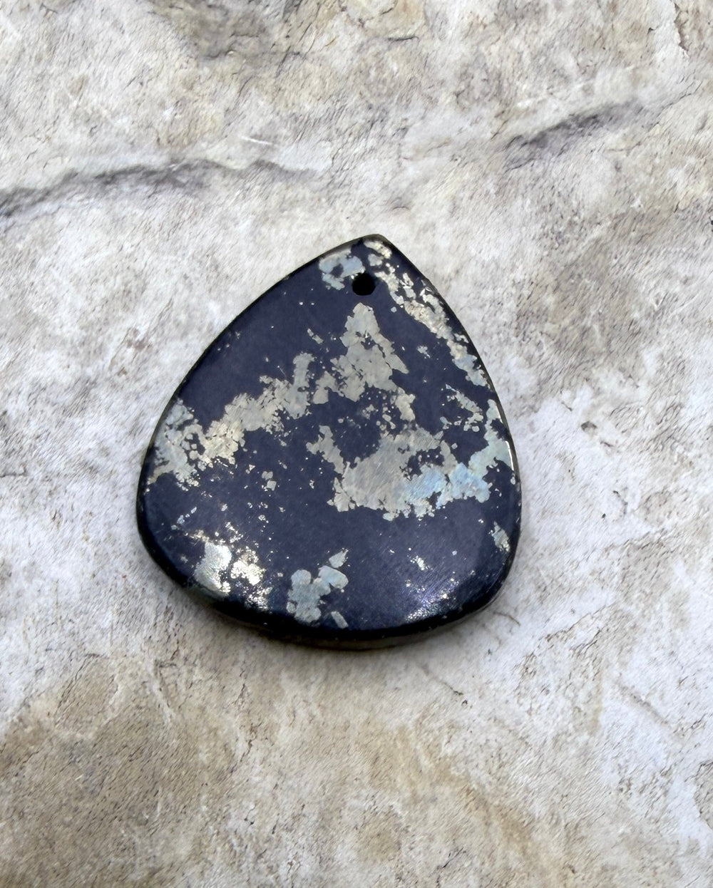 Apache Gold Focal Bead Pendant 20x23mm - Gobi Desert Agate