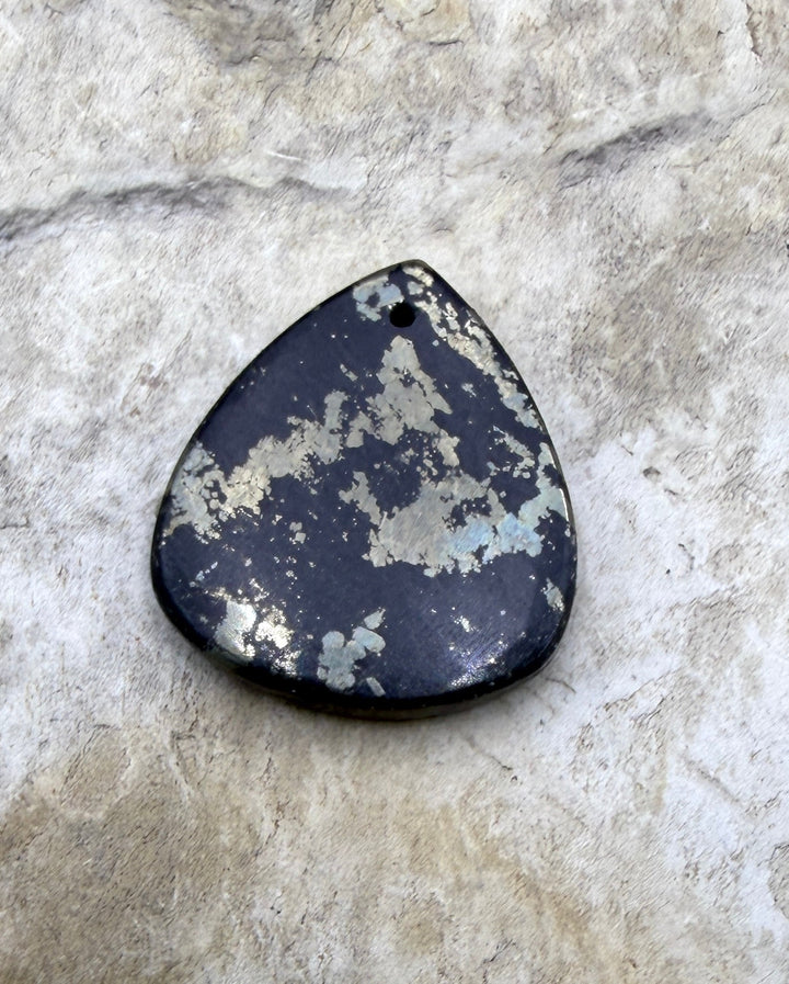 Apache Gold Focal Bead Pendant 20x23mm - Gobi Desert Agate