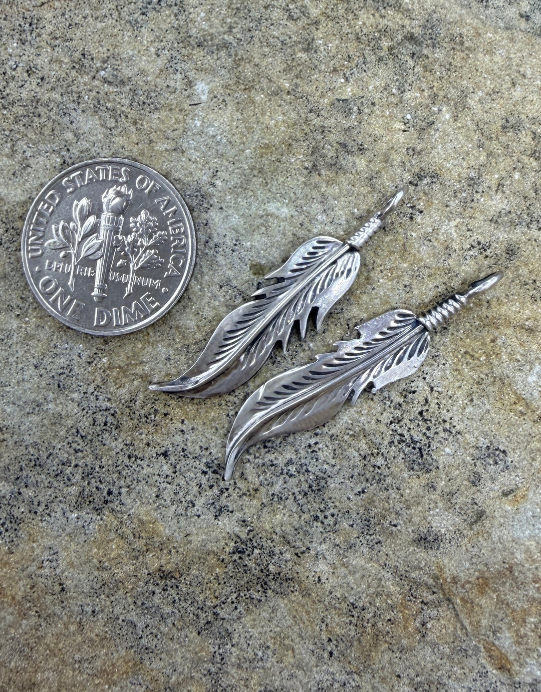 BARGAIN FRIDAY BUY One Pair of Sterling Silver Oxidized