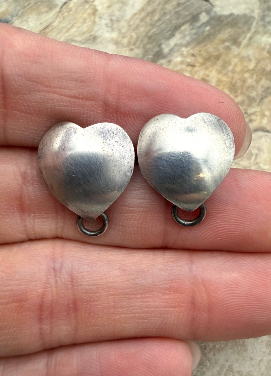 BARGAIN FRIDAY Estate Find Sterling Silver Heart Shaped
