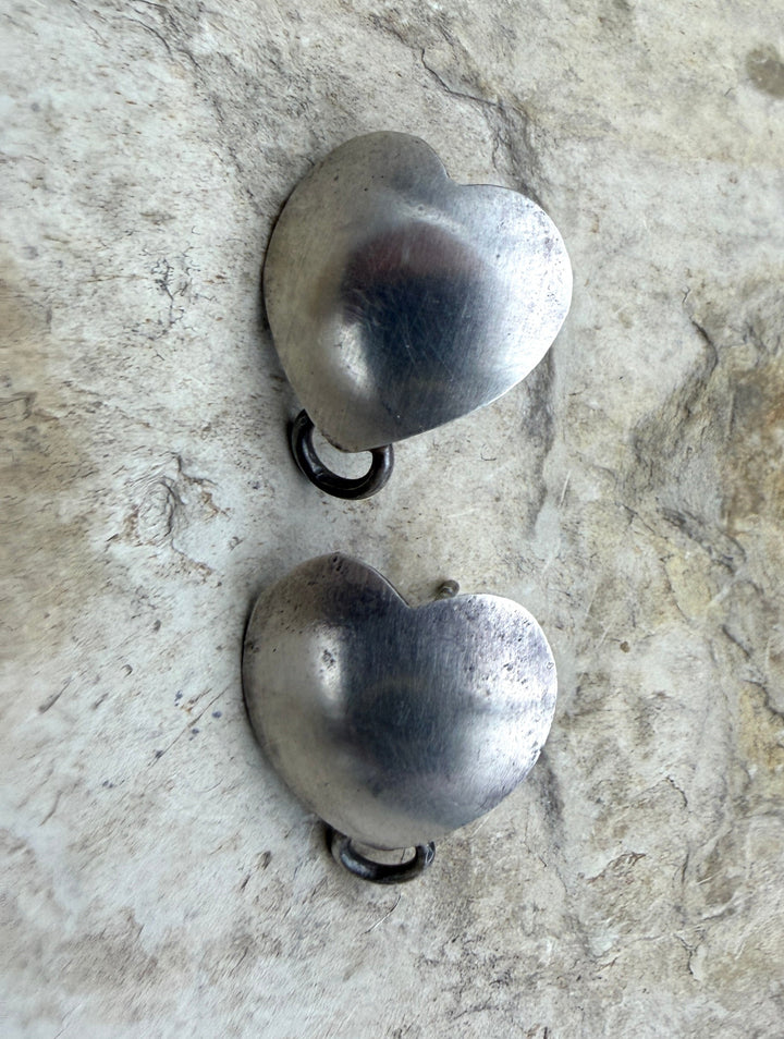 BARGAIN FRIDAY Estate Find Sterling Silver Heart Shaped