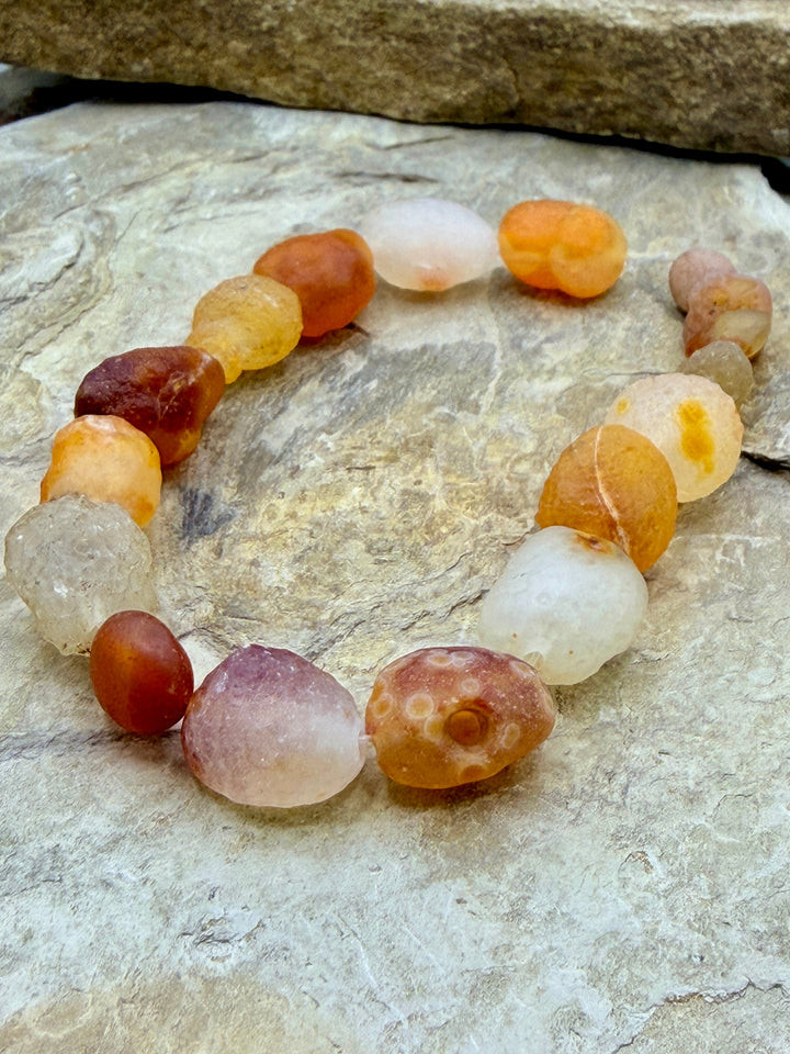 BARGAIN FRIDAY Gobi Dessert Agate Rounded Nugget Bead
