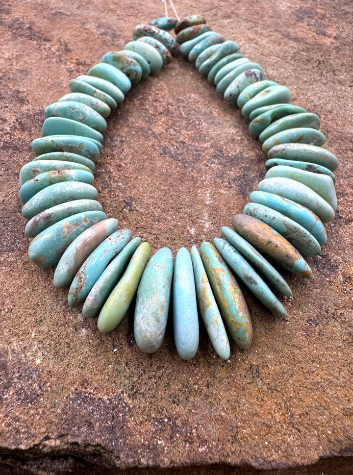 Beautiful Kingman Turquoise (Arizona) Graduated