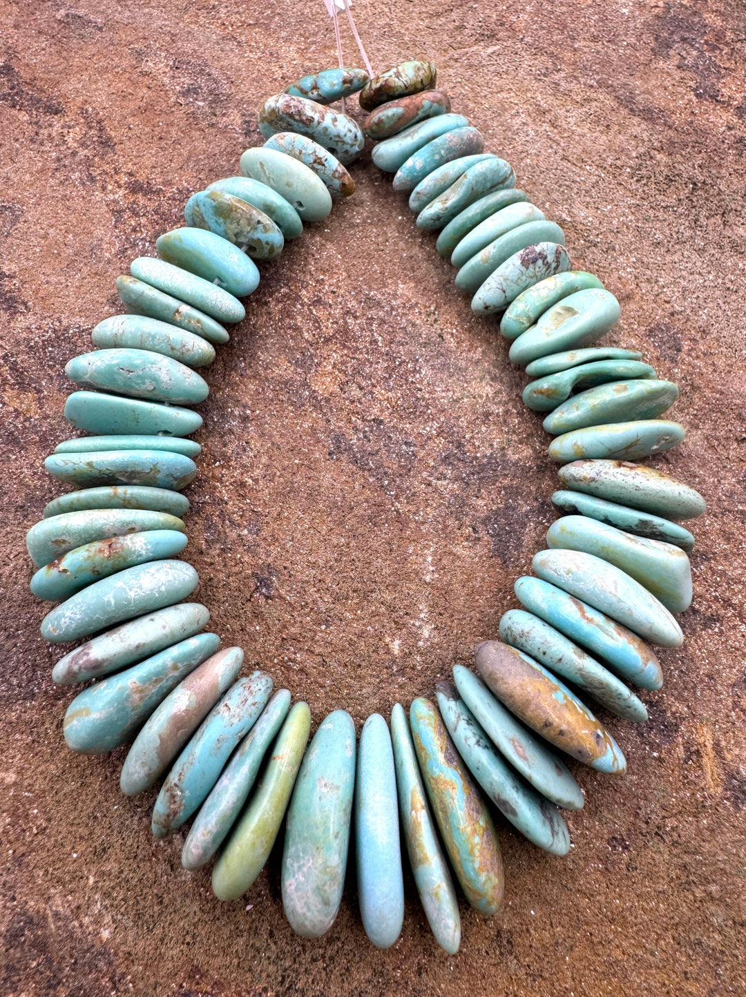 Beautiful Kingman Turquoise (Arizona) Graduated
