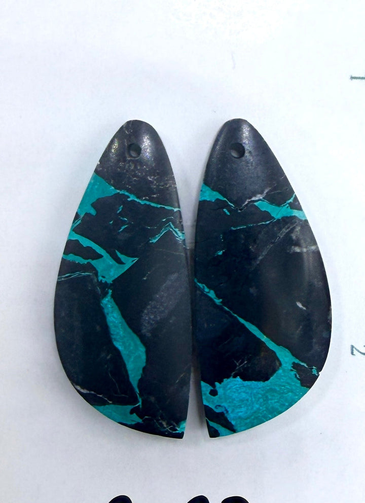 ’Black Jack’ Kingman Composite Block Matching Earring Bead