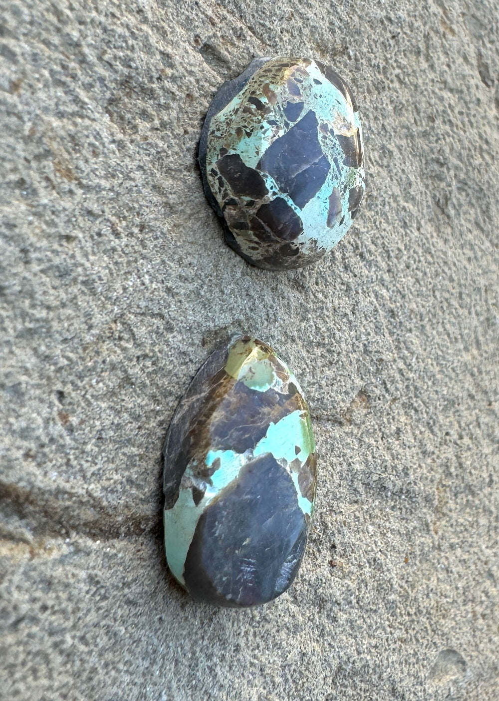 Blackjack (NV) Turquoise Freeform Cabochon Select One Stone