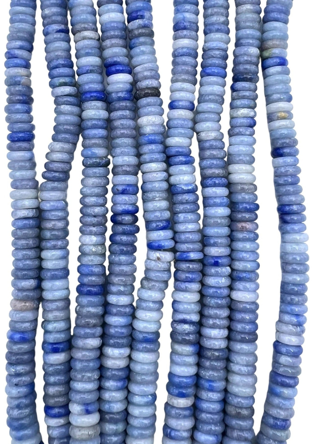 Blue Aventurine (Arizona) 2x6mm Rondelle/Wheel Beads 16inch